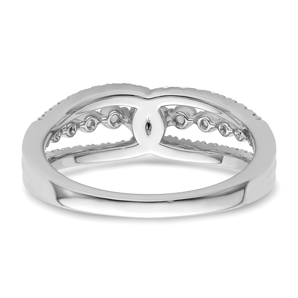 14K White Gold Lab Grown VS/SI FGH Dia Fashion Ring