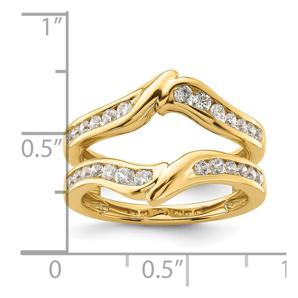 14K Lab Grown VS/SI FGH Dia Ring Guard