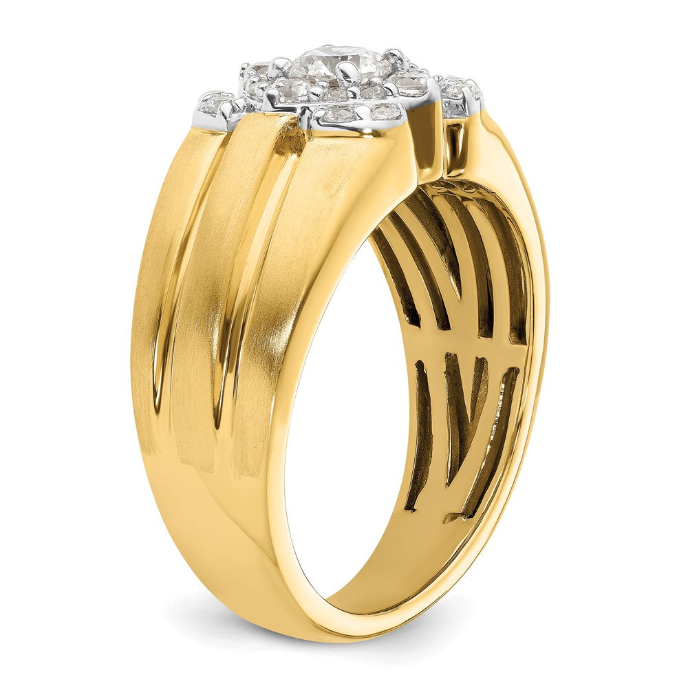 14K Two-Tone Lab Grown VS/SI FGH Dia Men's Ring