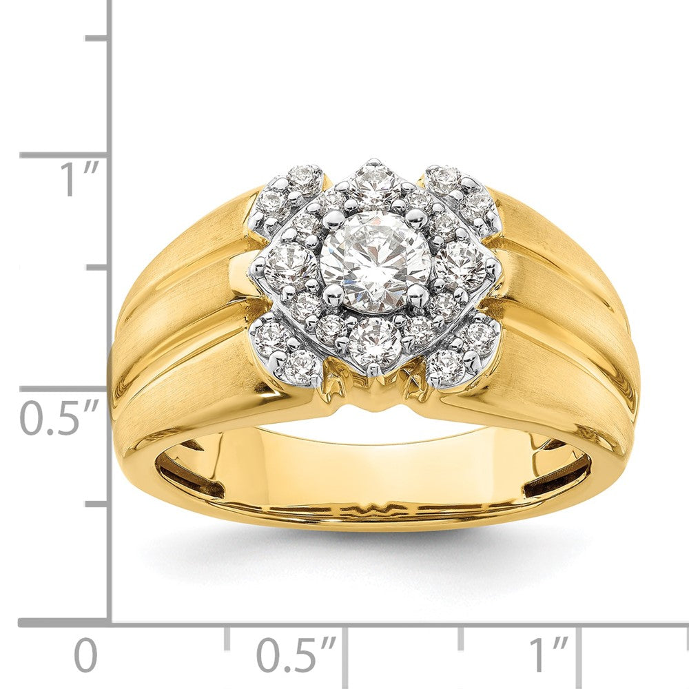 14K Two-Tone Lab Grown VS/SI FGH Dia Men's Ring