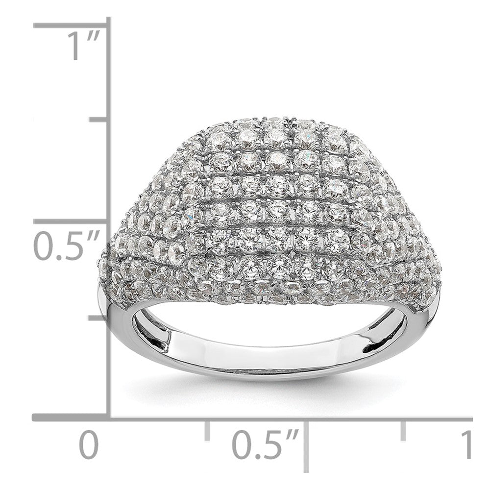 14K White Gold Lab Grown VS/SI FGH Dia Fashion Ring