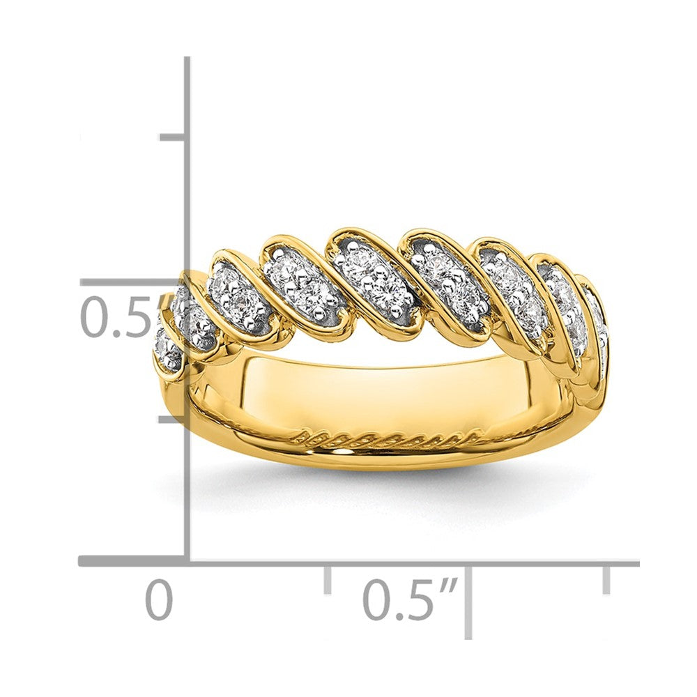 14K Lab Grown Diamond VS/SI FGH Band