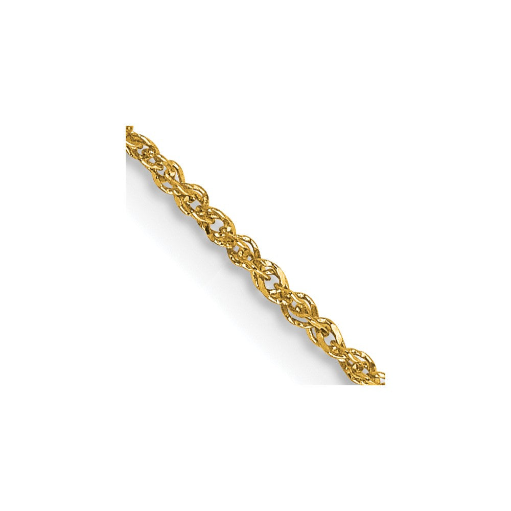 14K 24 inch 1.1mm Ropa with Spring Ring Clasp Chain