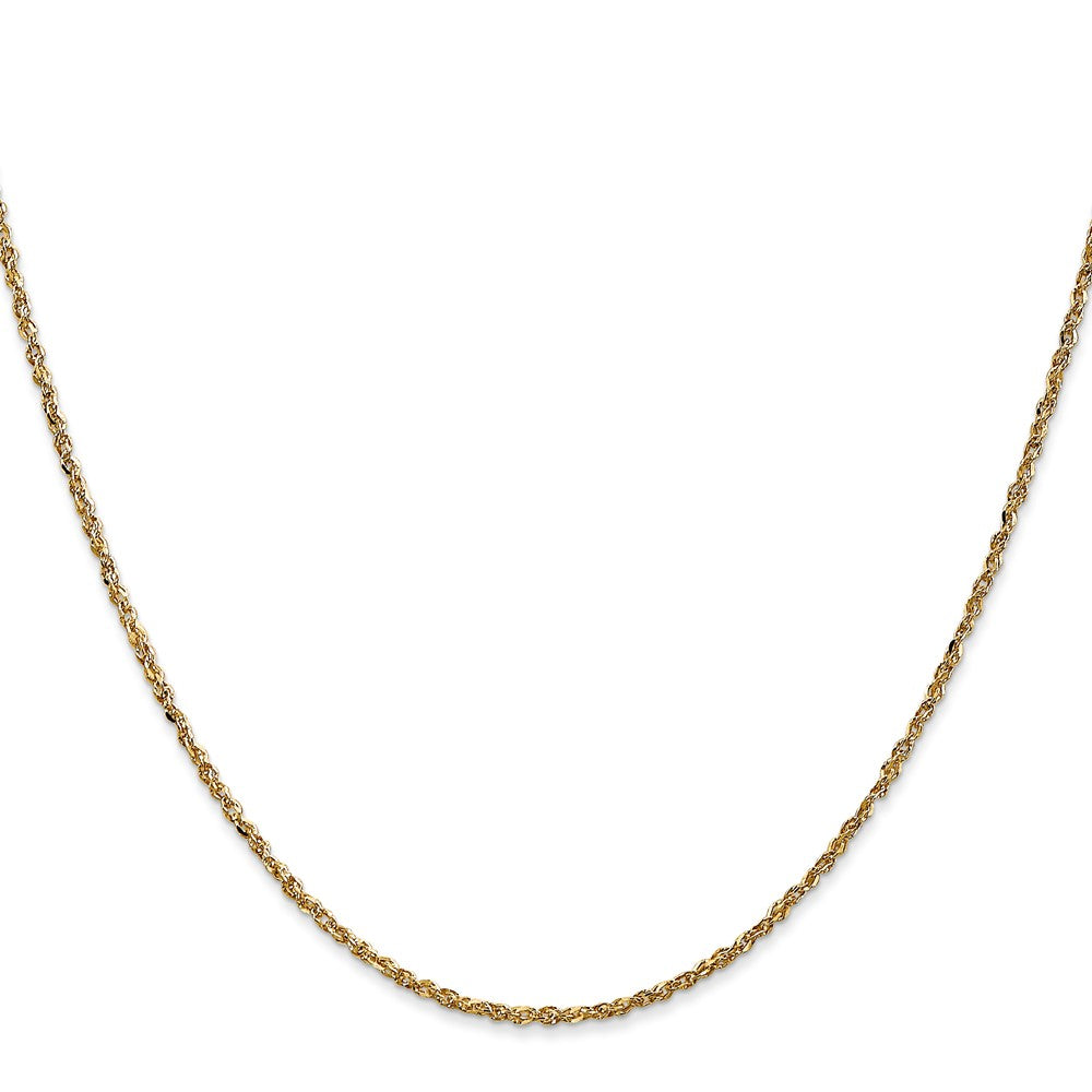 14K 24 inch 1.7mm Ropa with Lobster Clasp Chain