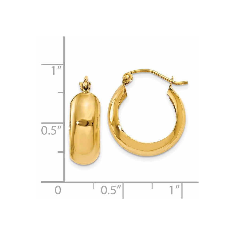 14K Hoop Earrings