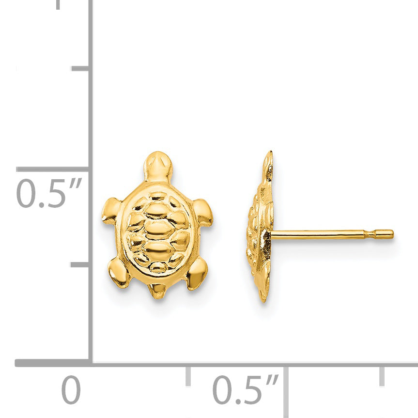 14k Madi K Turtle Post Earrings SE2044