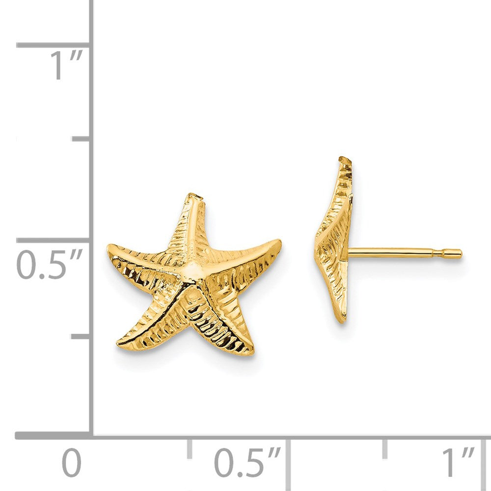 14k Madi K Starfish Post Earrings