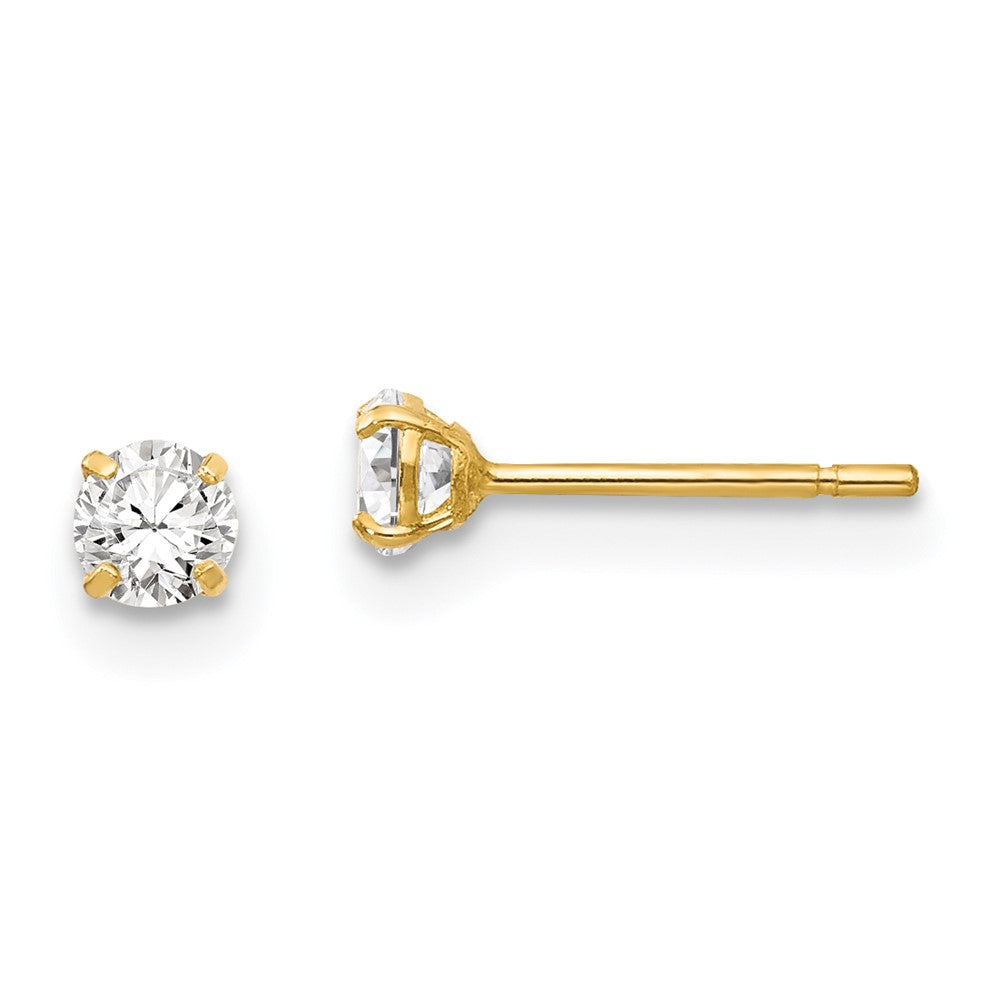 14k Madi K CZ Stud Post Earrings