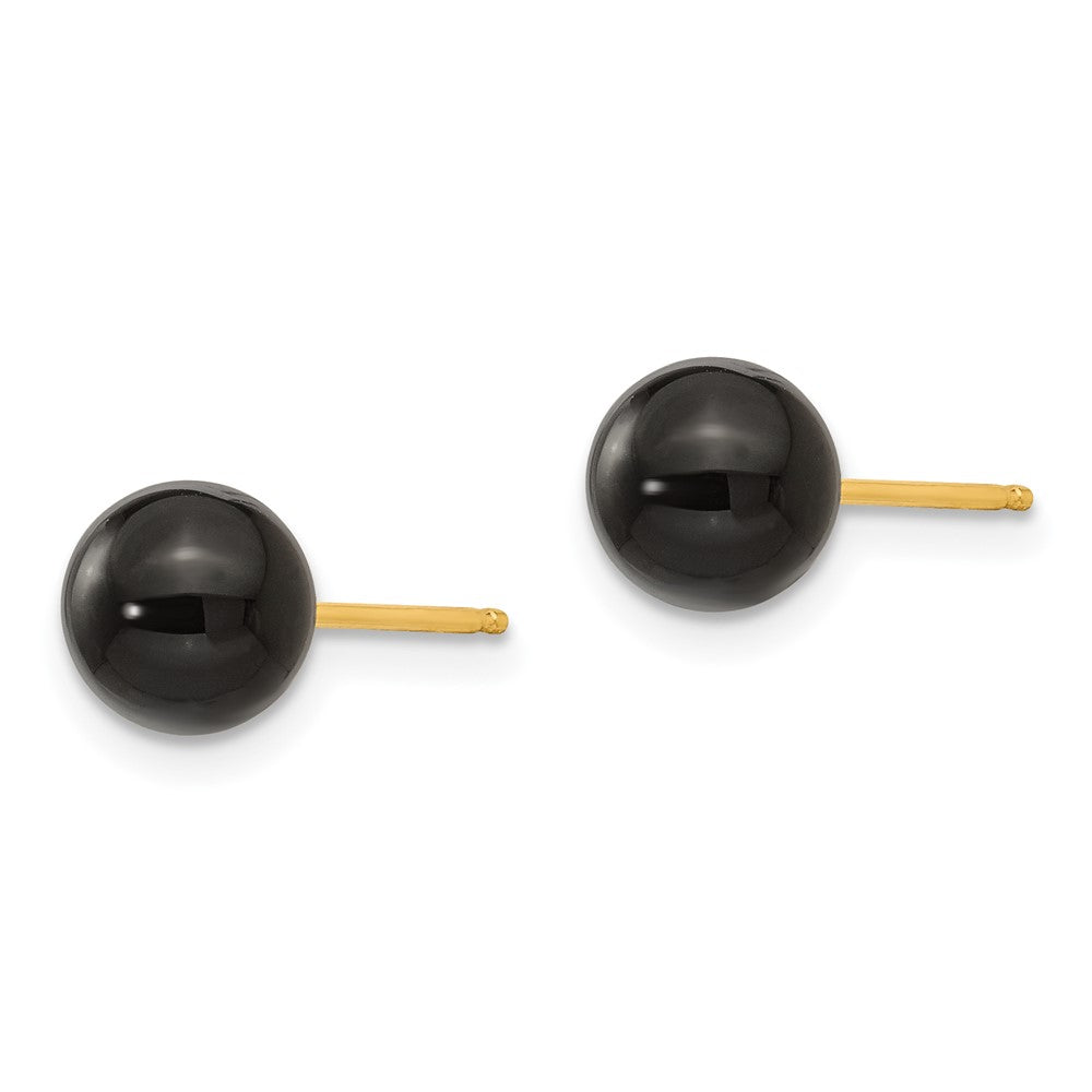 14k Madi K Onyx Bead Earrings