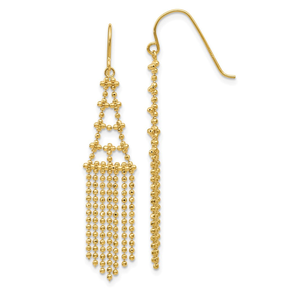 14K Beaded Earrings