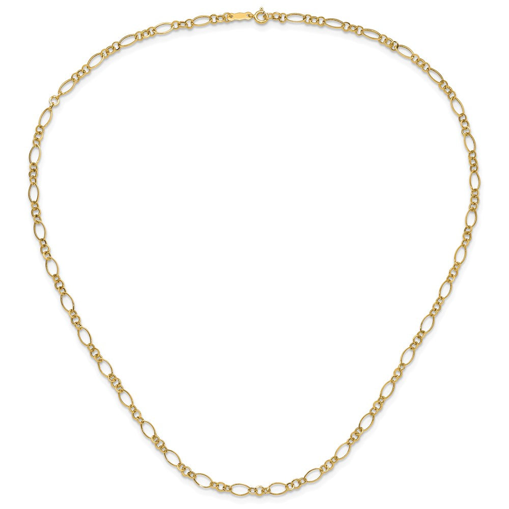 14k Oval Link Necklace