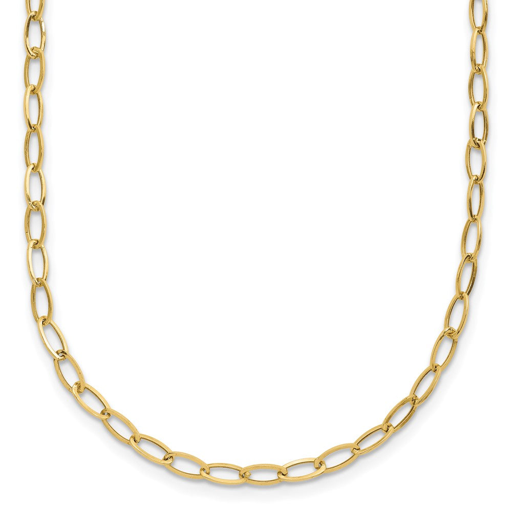 14k Oval Link Necklace