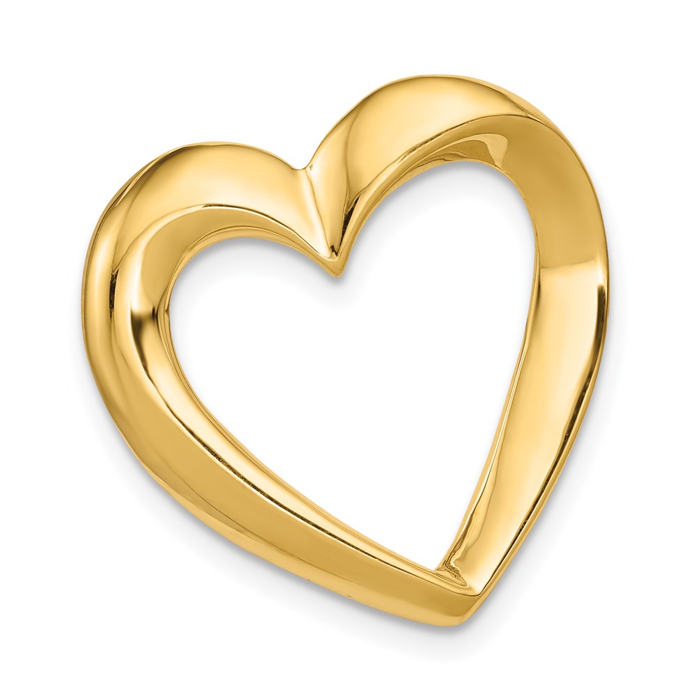 14k Heart Slide