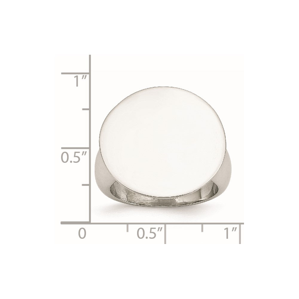 Stainless Steel Polished Circle Ring