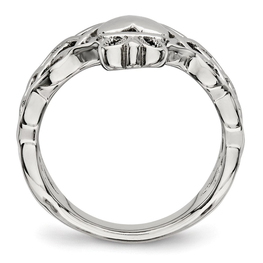 Chisel Stainless Steel Polished Claddagh Ring