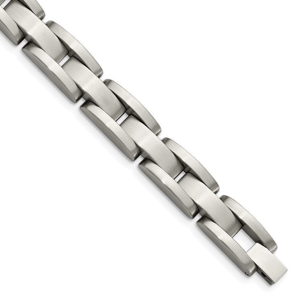 Chisel Stainless Steel Brushed 8 inch Link Bracelet