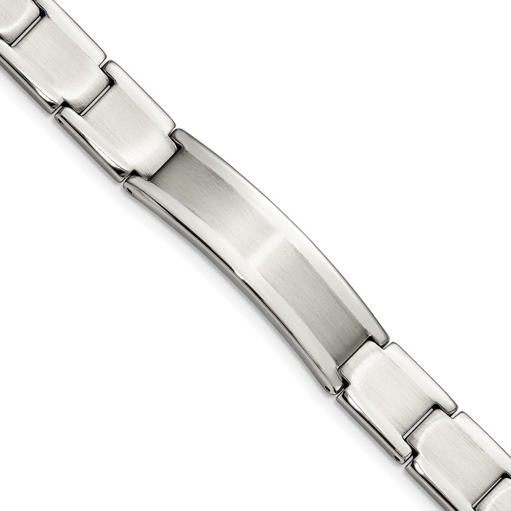 Chisel Stainless Steel Brushed and Polished 8.25 inch ID Bracelet