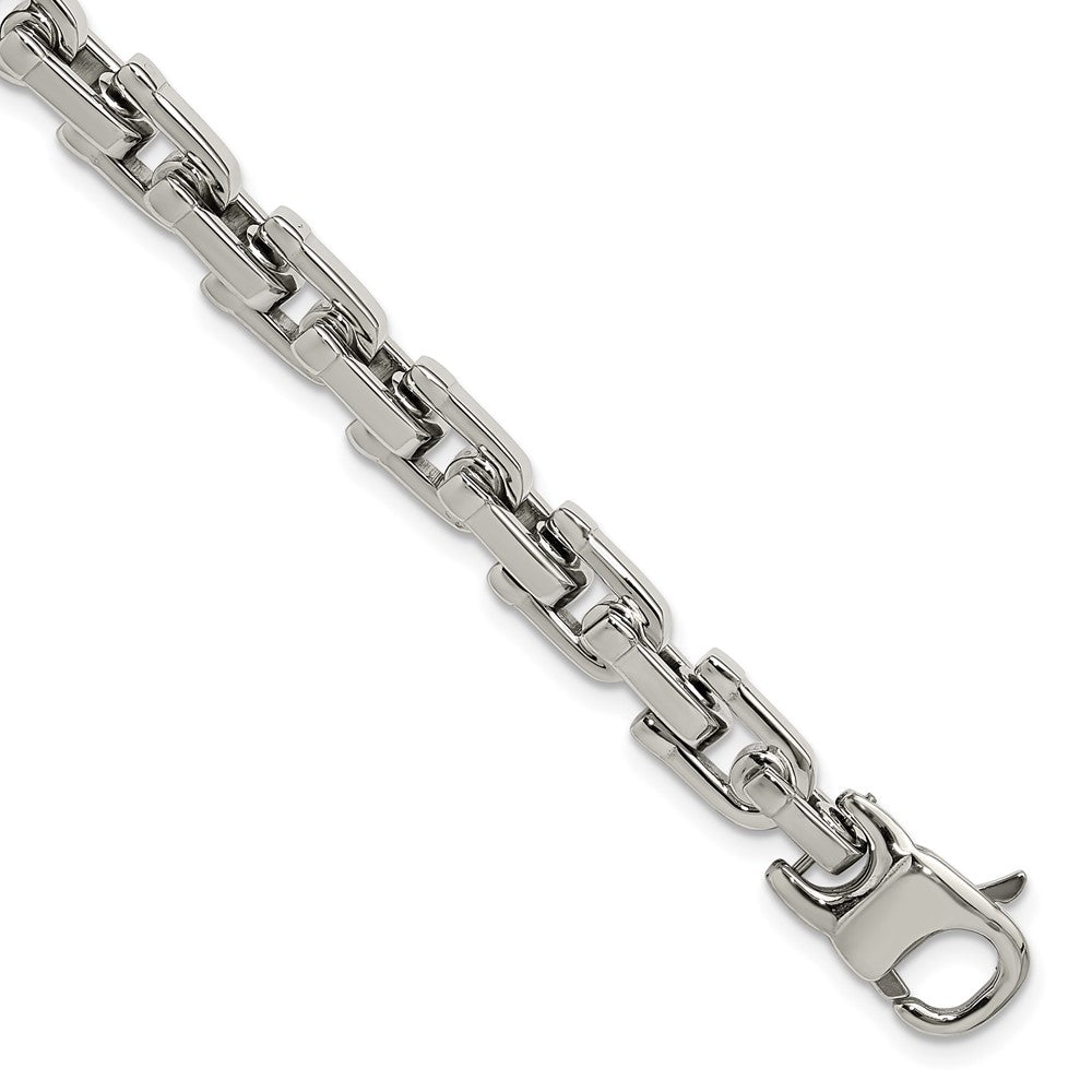 Chisel Stainless Steel Brushed and Polished 8.5 inch Bracelet