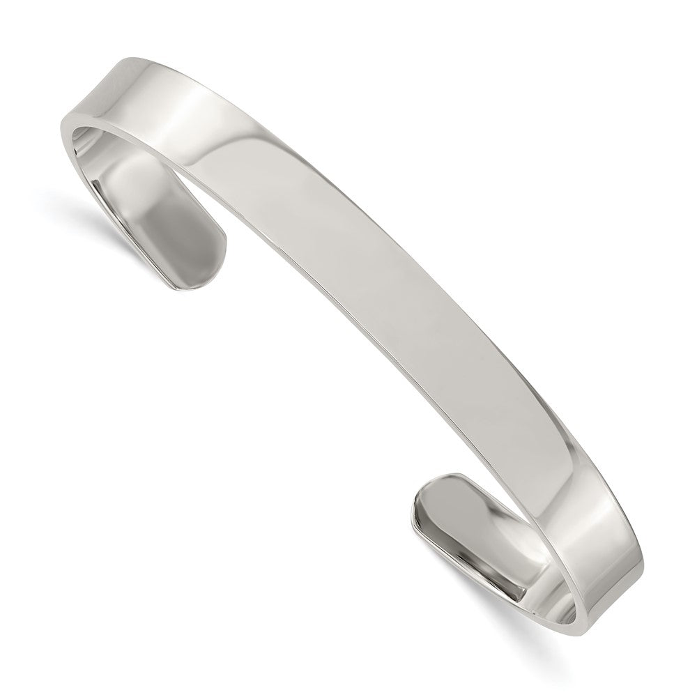 Chisel Stainless Steel Polished 9mm Cuff Bangle