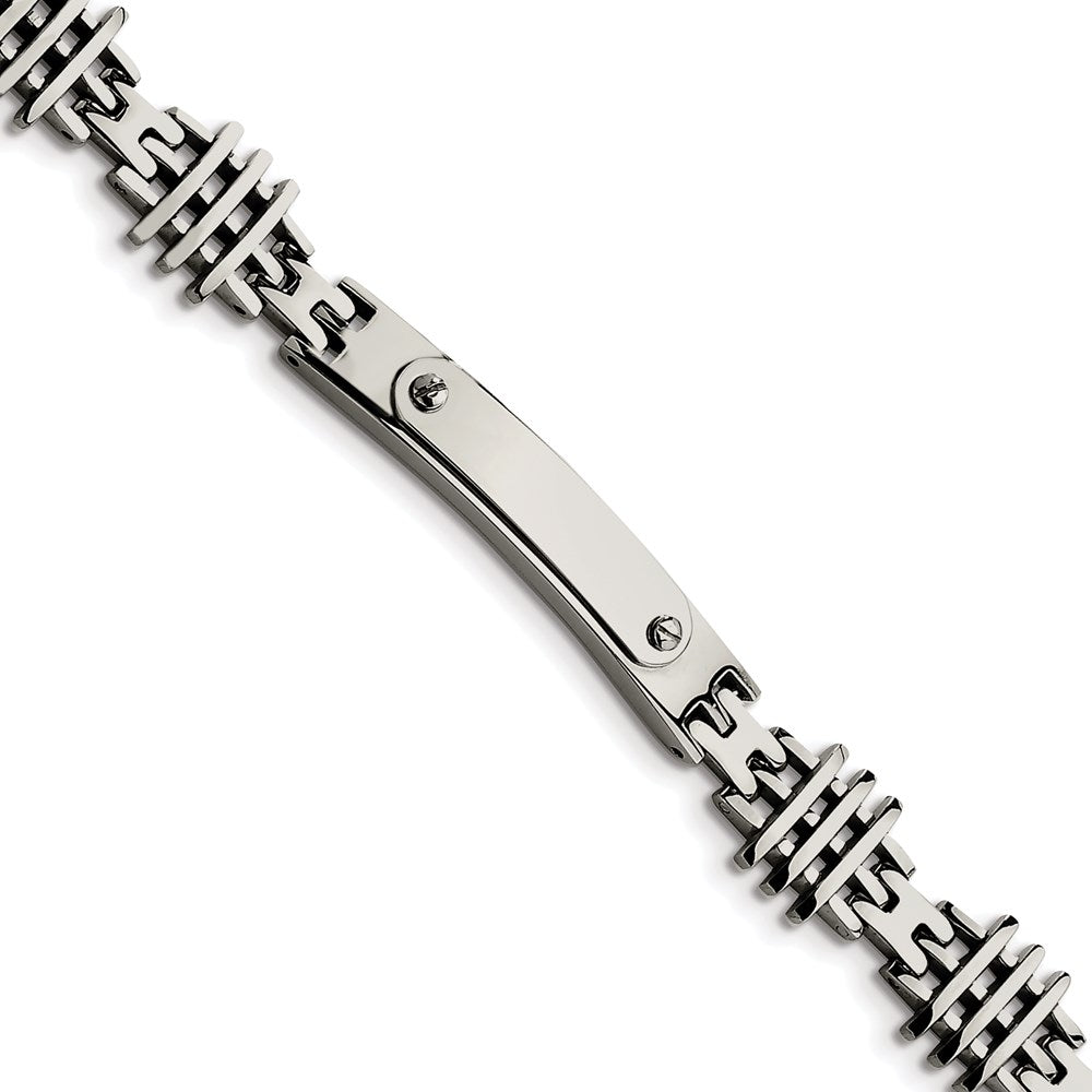 Stainless Steel Polished 8.5in ID Bracelet