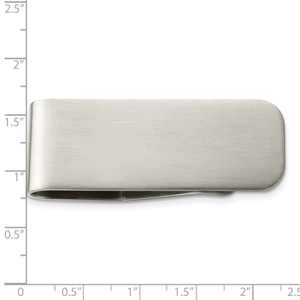 Chisel Stainless Steel Brushed Money Clip