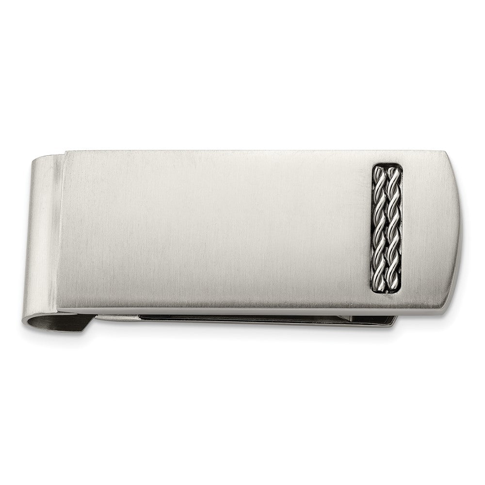 Chisel Stainless Steel Brushed Money Clip