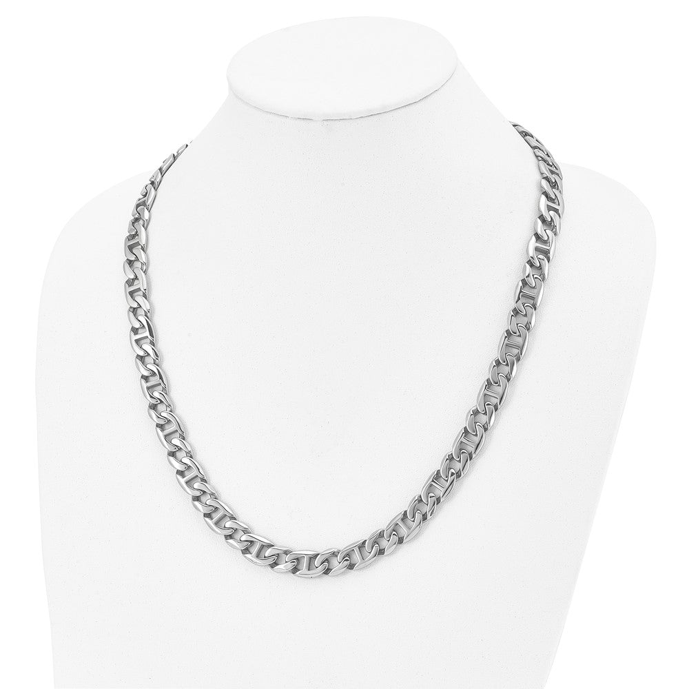 Chisel Stainless Steel Polished 24 inch Fancy Link Necklace