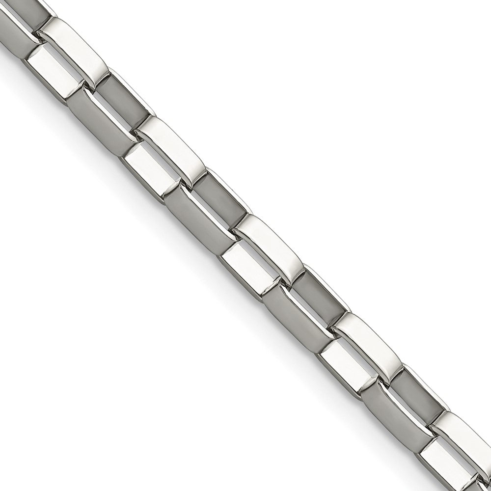 Chisel Stainless Steel Polished 4.8mm 30 inch Square Link Chain