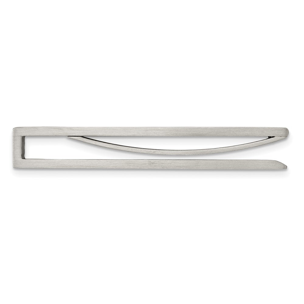 Chisel Stainless Steel Brushed with Resin Tie Bar