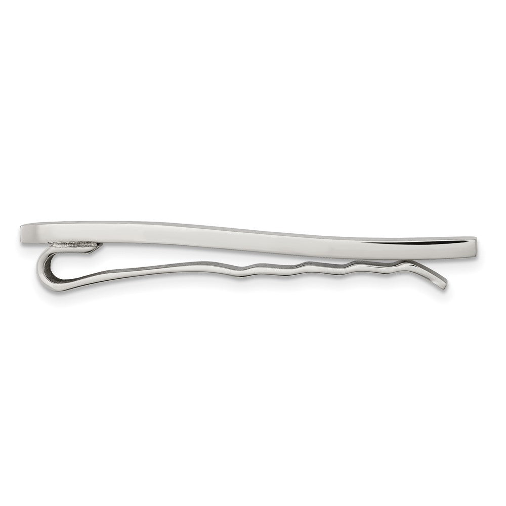 Chisel Stainless Steel Polished Tie Bar