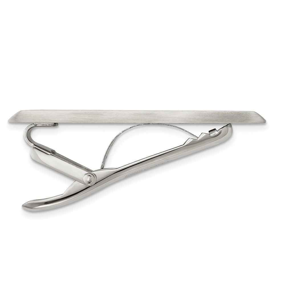 Chisel Stainless Steel Brushed Tie Bar