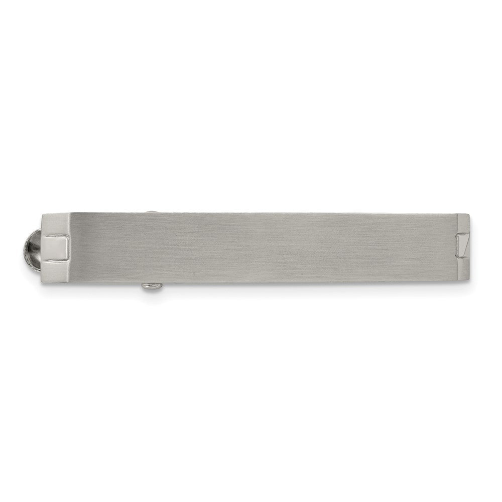 Chisel Stainless Steel Brushed Tie Bar