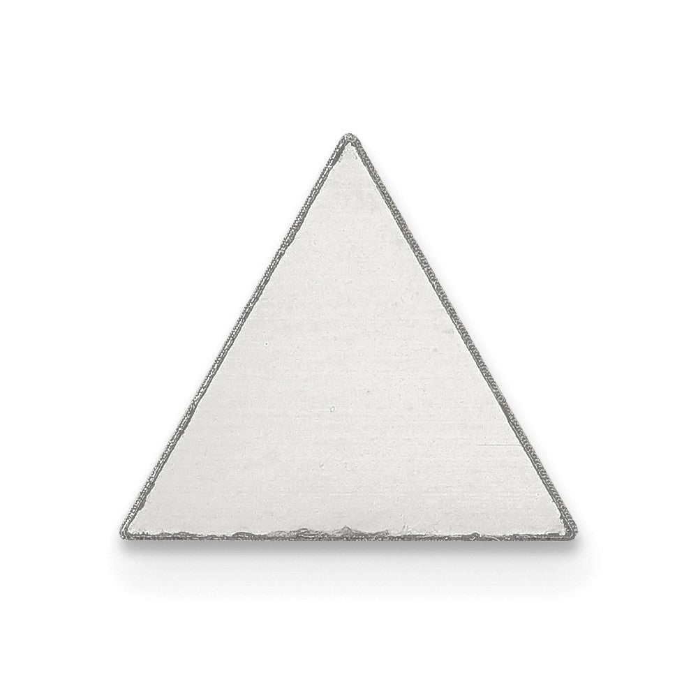 Sterling Silver Triangle Shape Stamping