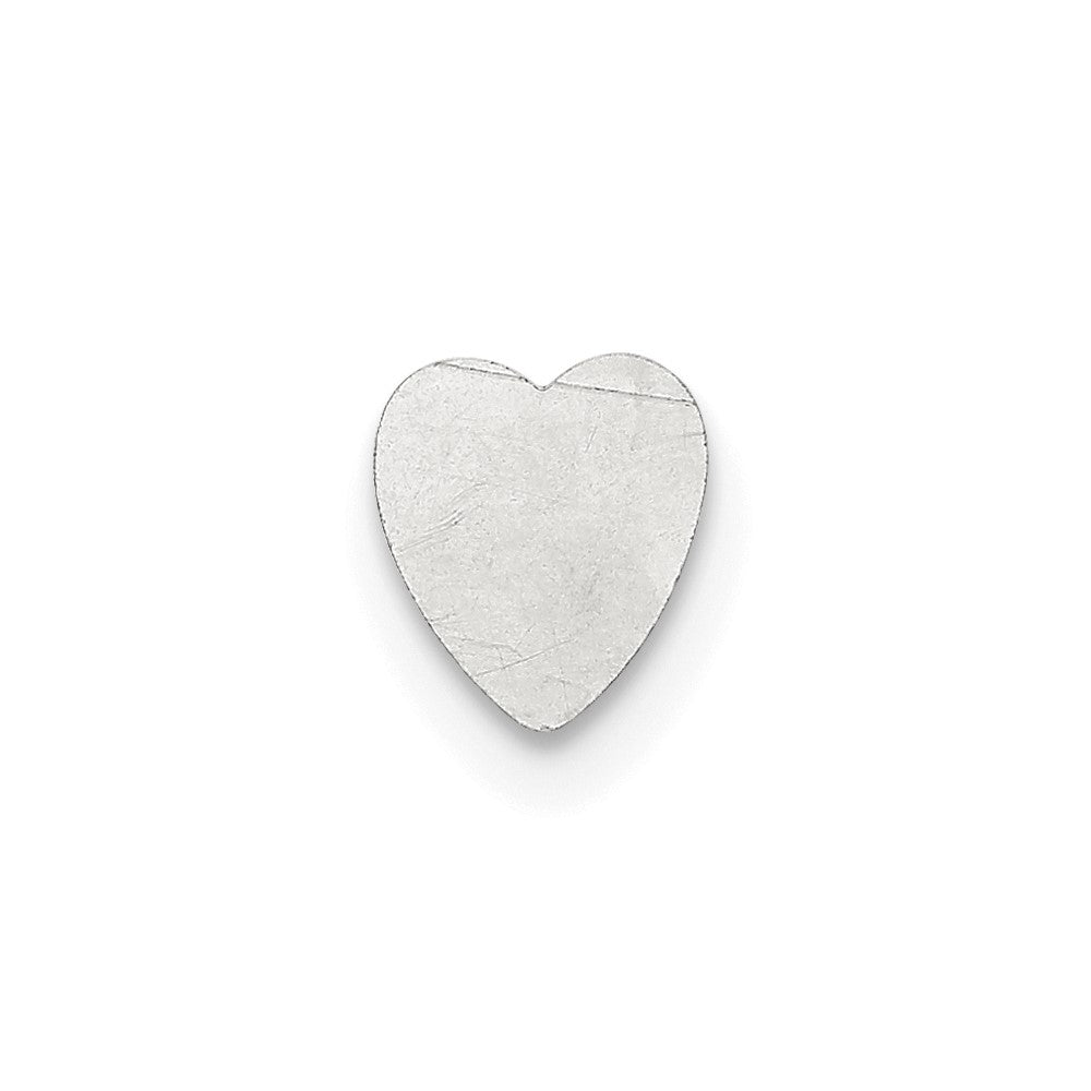 Sterling Silver Heart Shape Stamping