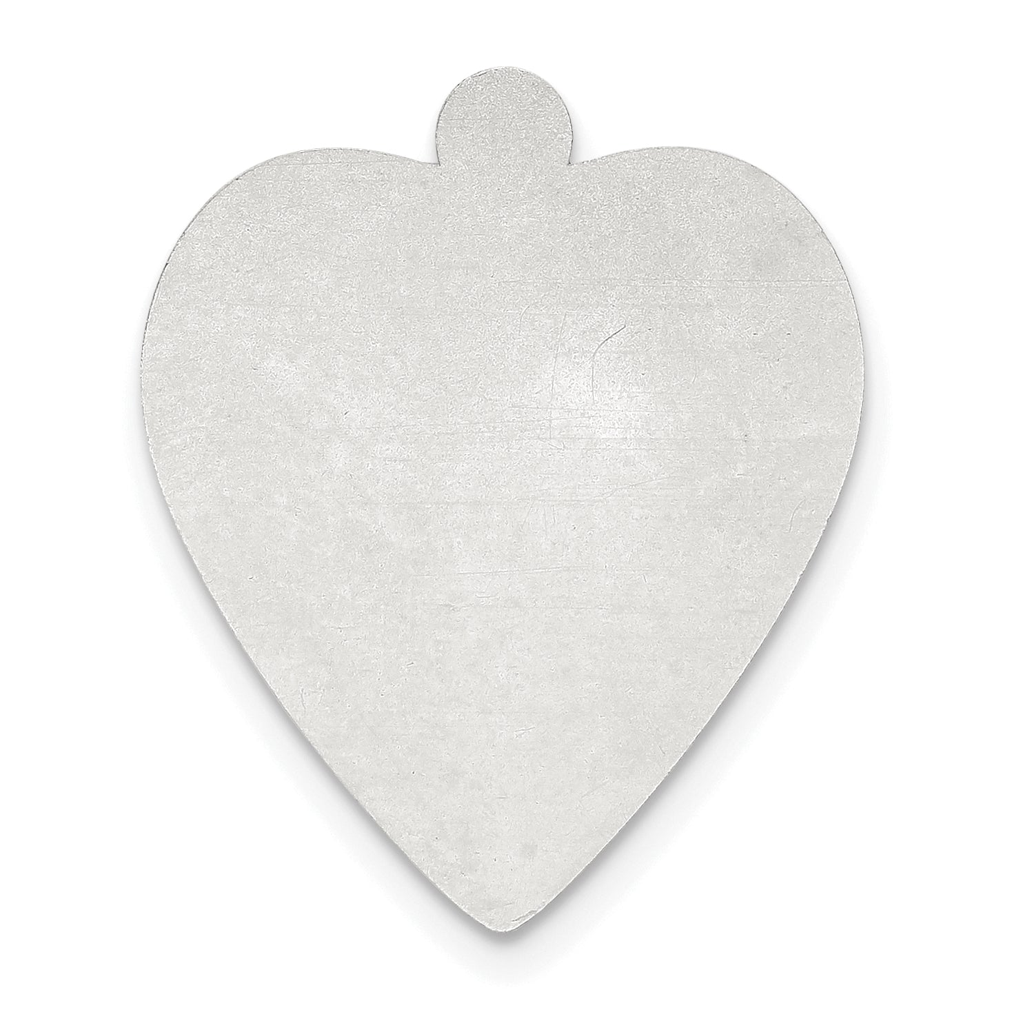 Sterling Silver Heart Shape w/Eyelet Stamping SS1234/35