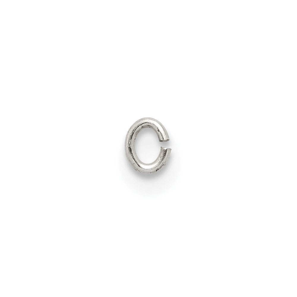 Sterling Silver 22 Gauge 3.3 x 2.8mm Oval Jump Ring