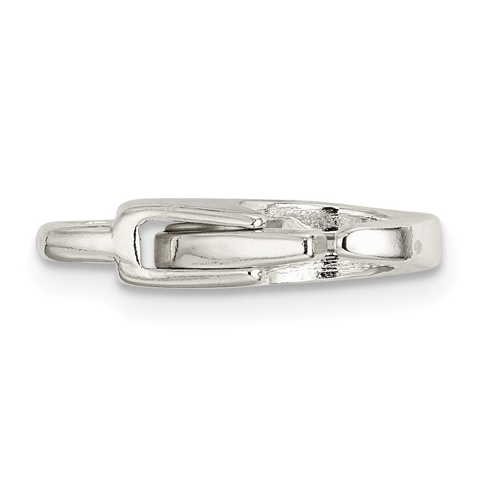 Sterling Silver 12.9 x 10.6mm Fancy Lobster Clasp