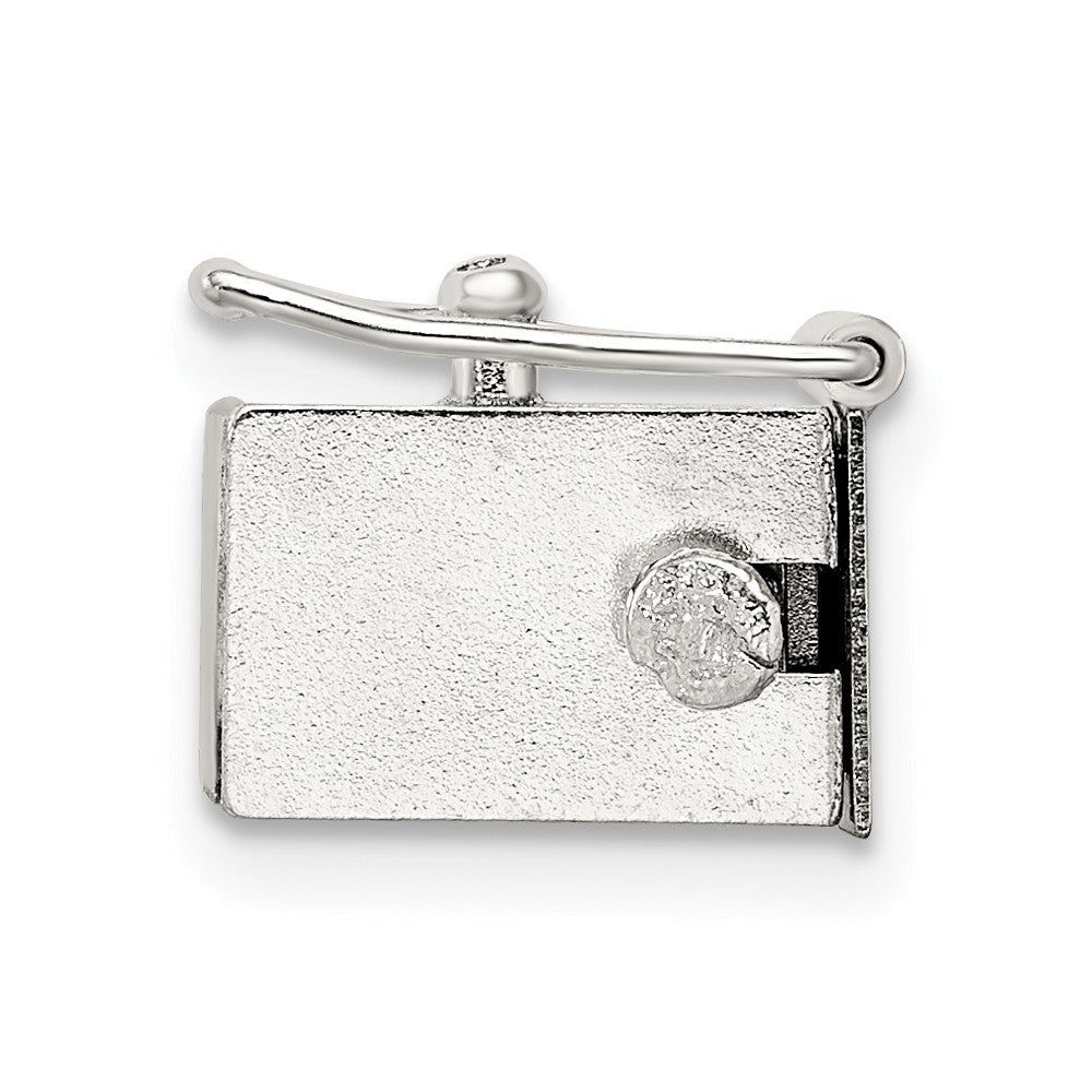 Sterling Silver 10.5 x 7mm Push Button Clasp