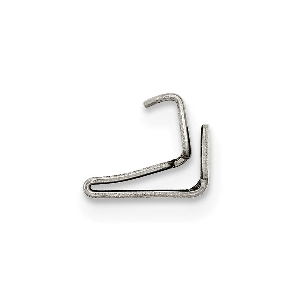 Sterling Silver Replacement Tongue for Fold Over Box Clasp