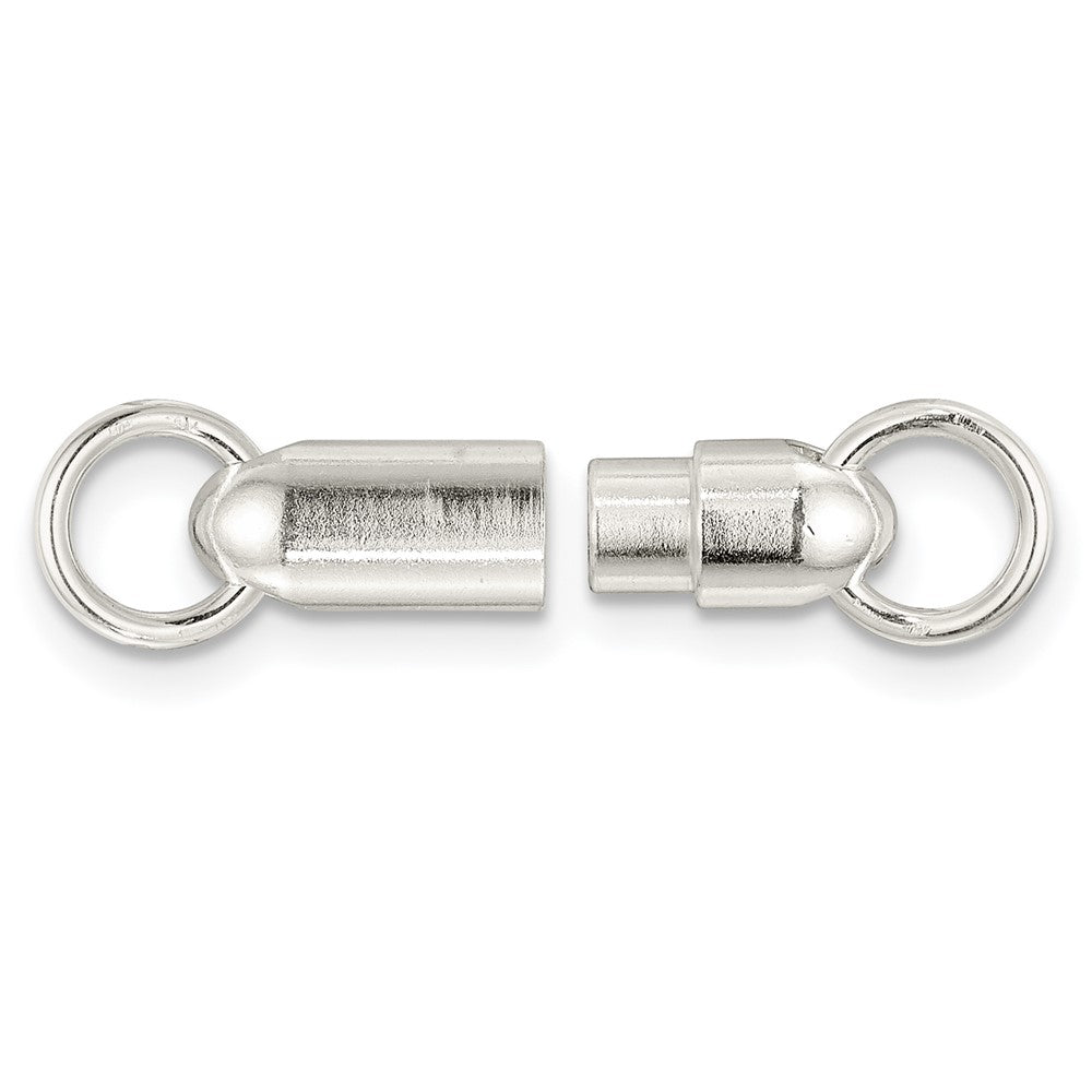 Sterling Silver 14.5 x 4.5mm Polished Magnetic Clasp