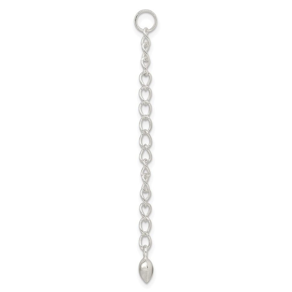 Sterling Silver Heart 2 inch Chain Extender