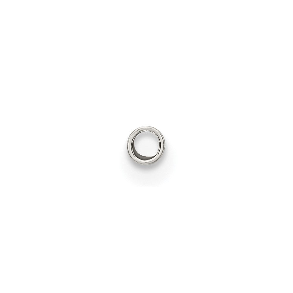 Sterling Silver 8 x 3.7mm Polished Fancy Bead