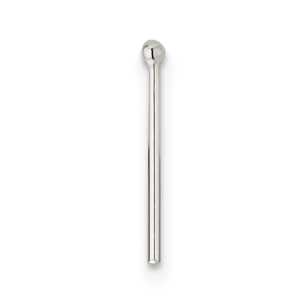 Sterling Silver 1/2 inch Ball Head Pin