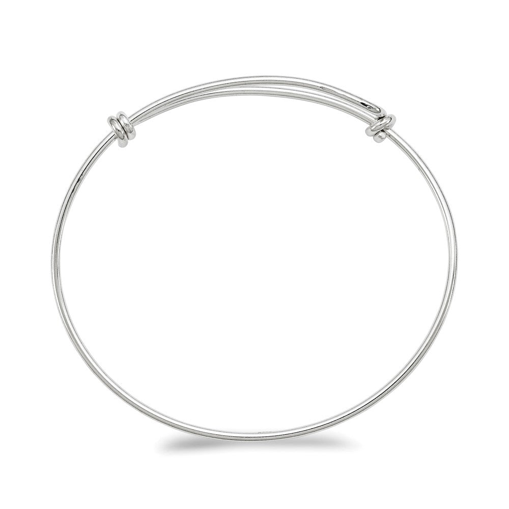 Sterling Silver 1.65mm Wire Expandable Bangle