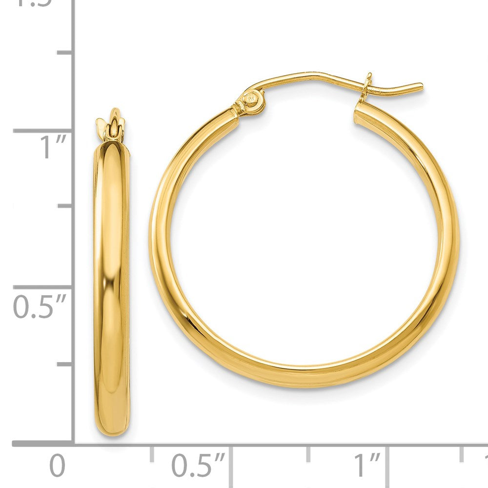 14k Polished Hoop Earring