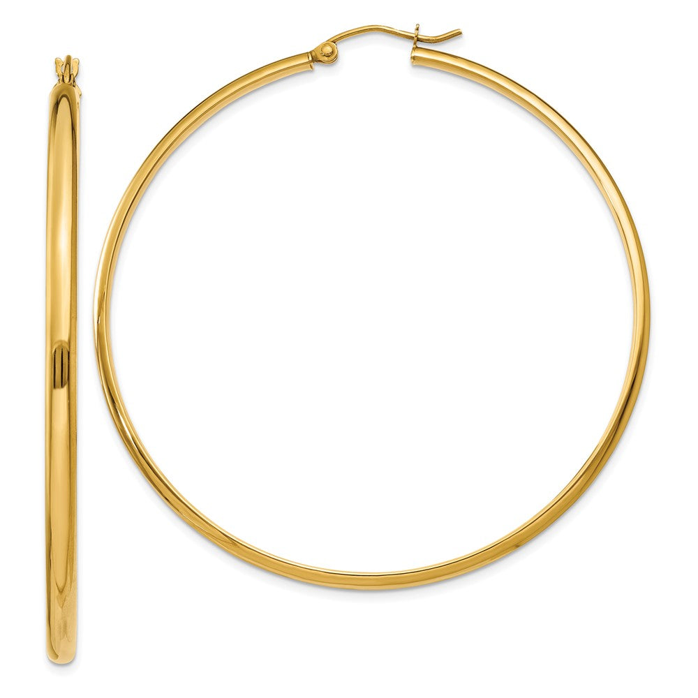 14k Polished Hoop Earring