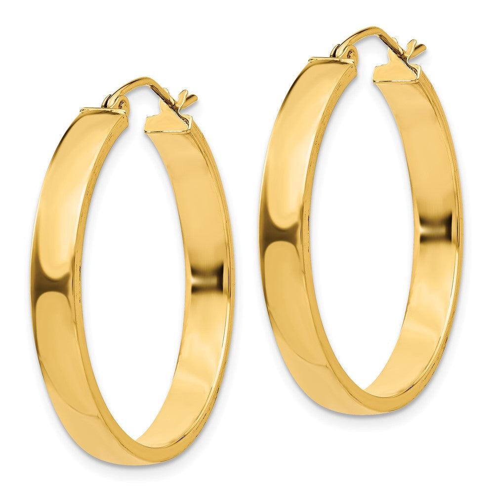 14k Polished Hoop Earring