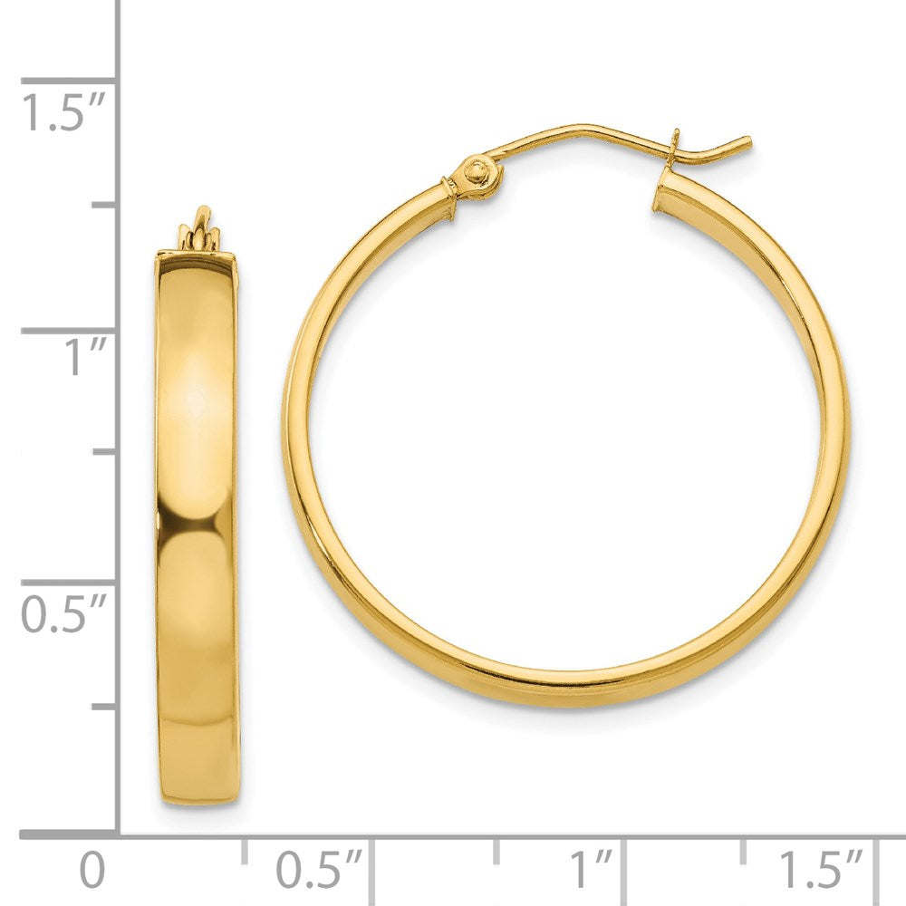 14k Polished Hoop Earring