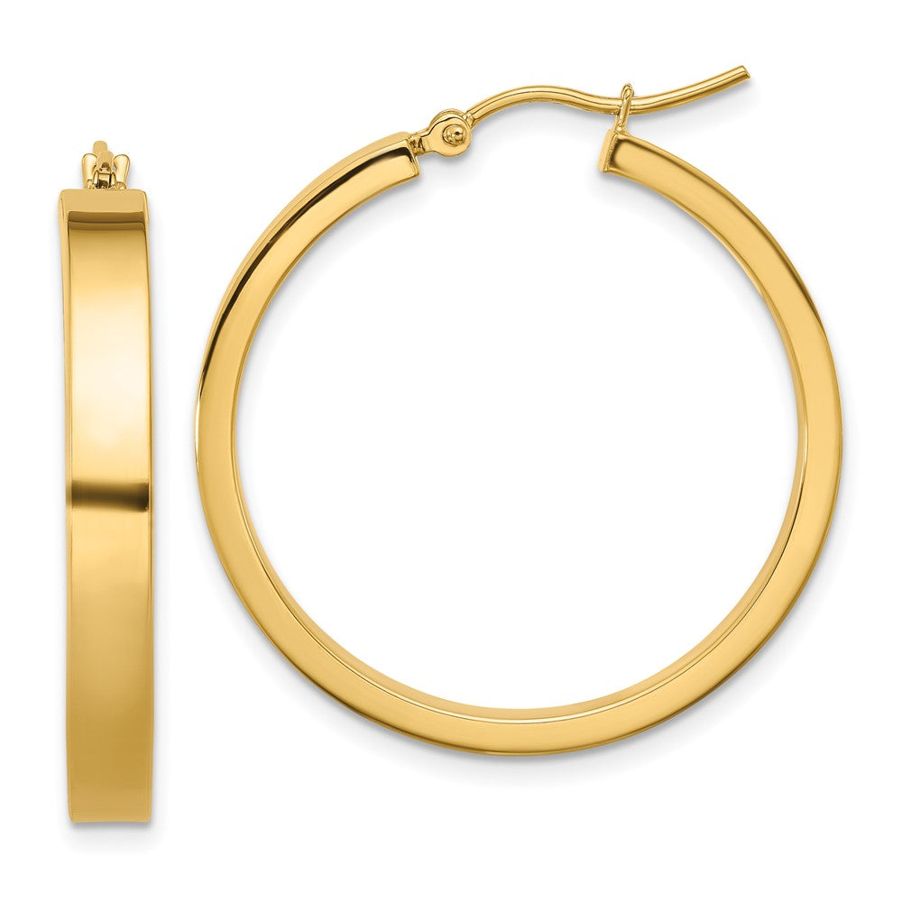 14k Polished Hoop Earring