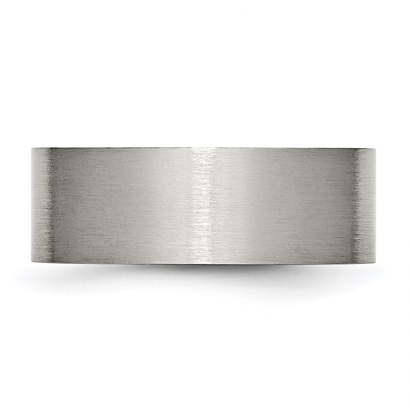 Titanium Flat 8mm Brushed Band TB33